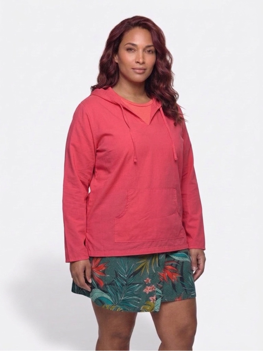 🔥 RARE RETIRED COLOR 🔥 RipSkirt Hawaii Sun Hoody in Shell Coral 🌴☀️